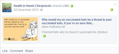 HIH 2 unvaccinated kids meme