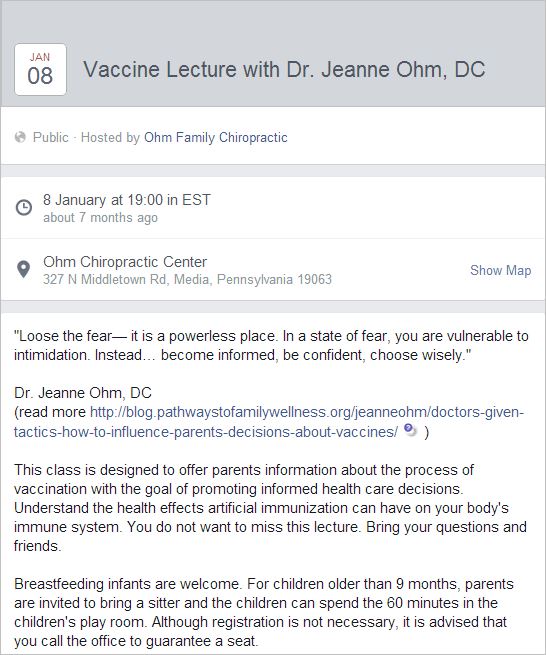 Ohm 14 immunisation seminar Jan 2014