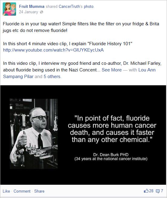 McBurnie 16 fluoride causes cancer deaths