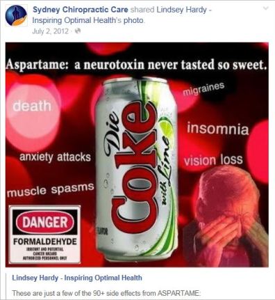 Brooks 33 aspartame